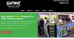 Desktop Screenshot of giantprinting.com